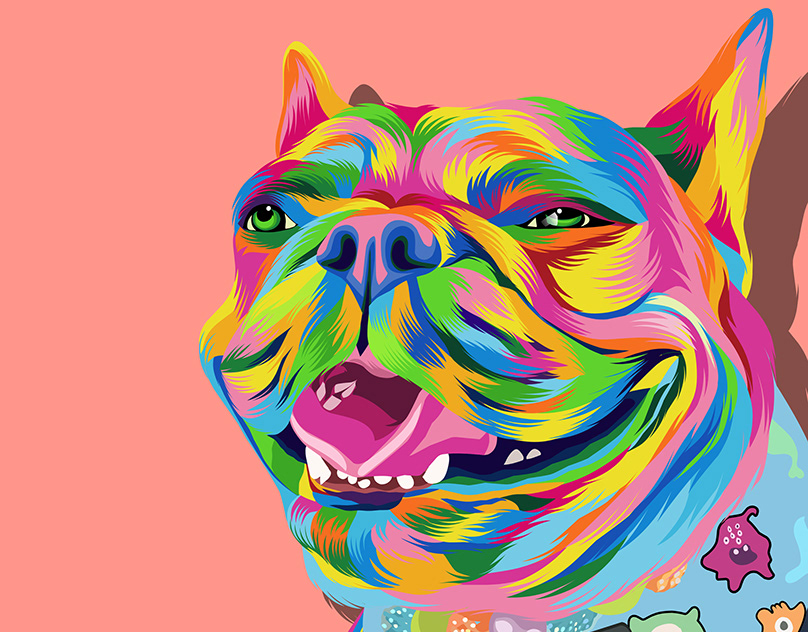 Vector-Popart-Sketch-of-Harley-Quinn