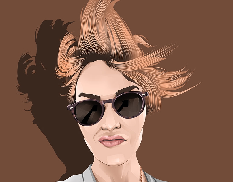 Vector-Sketch-of-Ariel