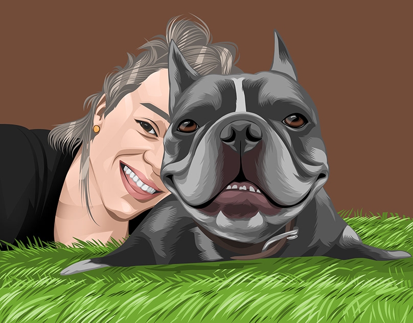 Vector-Sketch-of-Hugo-and-Renee