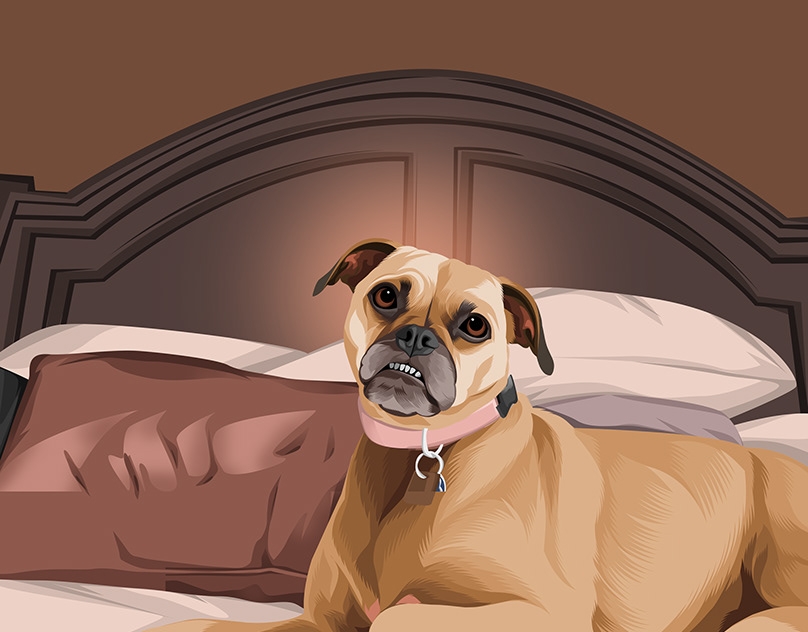 Vector-Sketch-of-Little-Lady