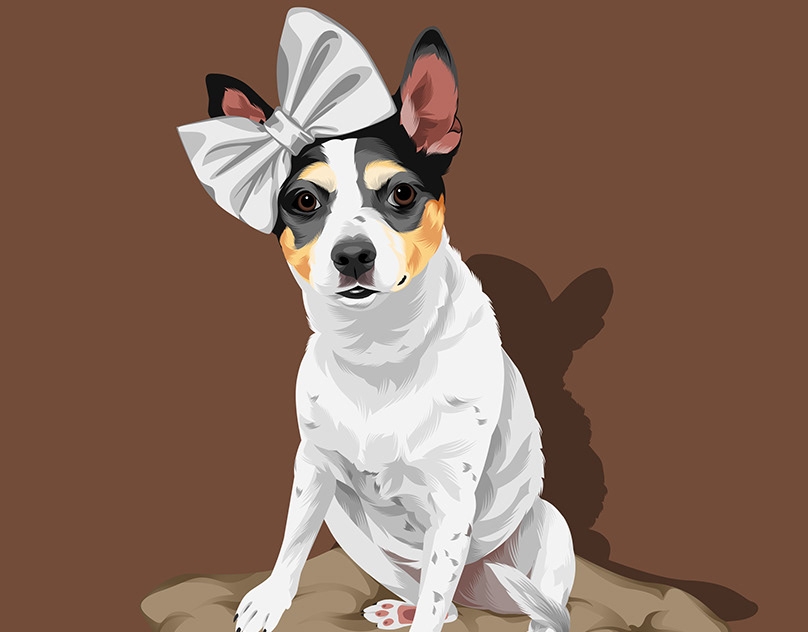 Vector-Sketch-of-Lucy