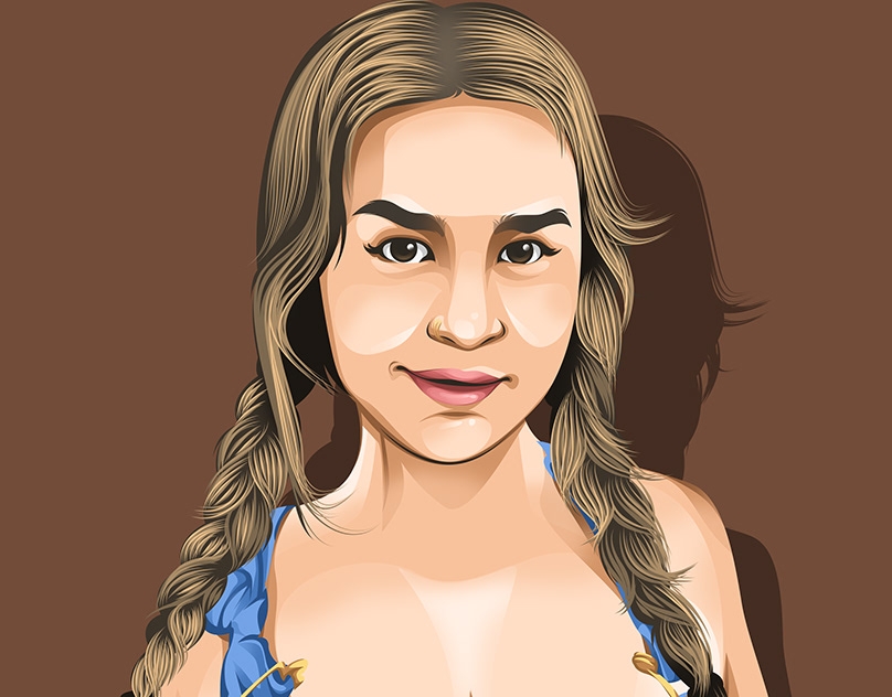 Vector-Sketch-of-Maddie