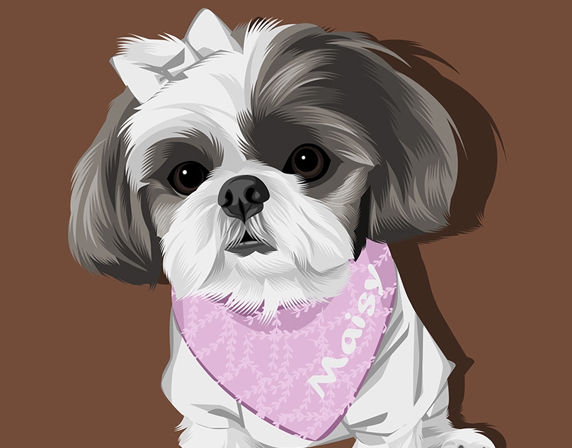 Vector-Sketch-of-Maisy