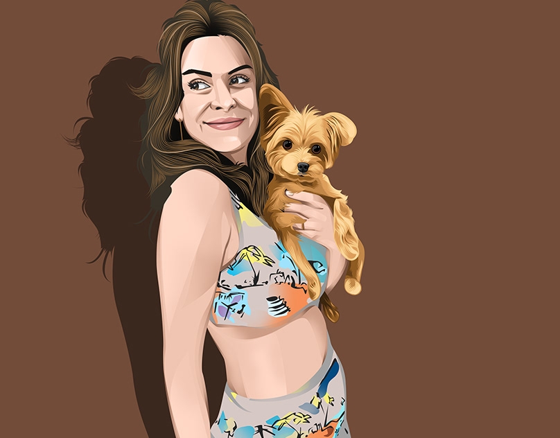 Vector-Sketch-of-Maria