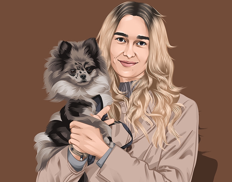 Vector-Sketch-of-Monty-and-Mom