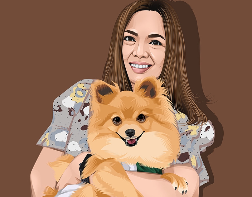 Vector-Sketch-of-Nookie-and-Mom