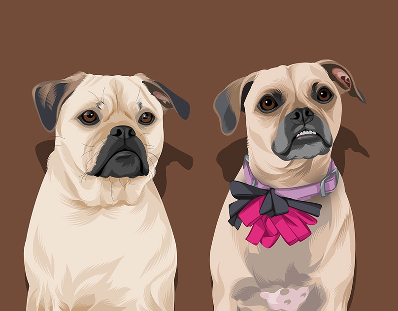 Vector-Sketch-of-Reggie-and-Lady