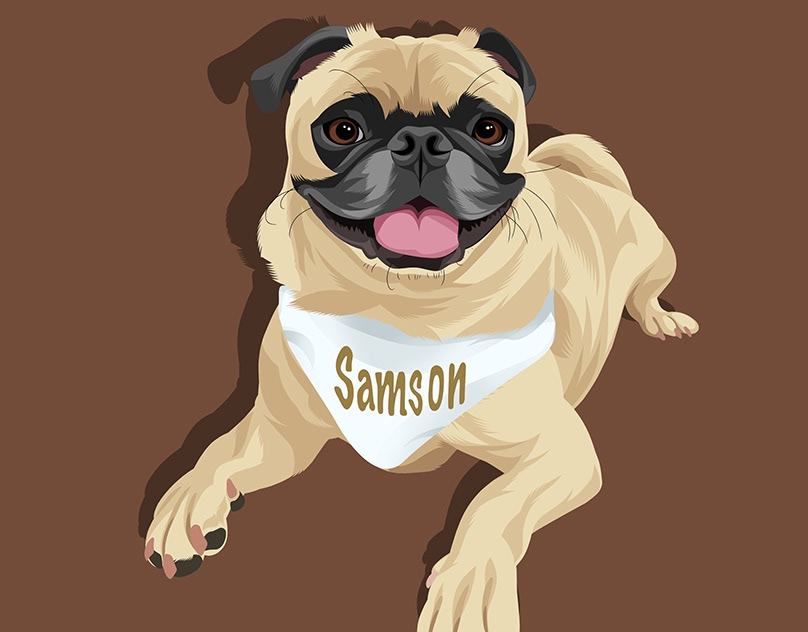 Vector-Sketch-of-Samson