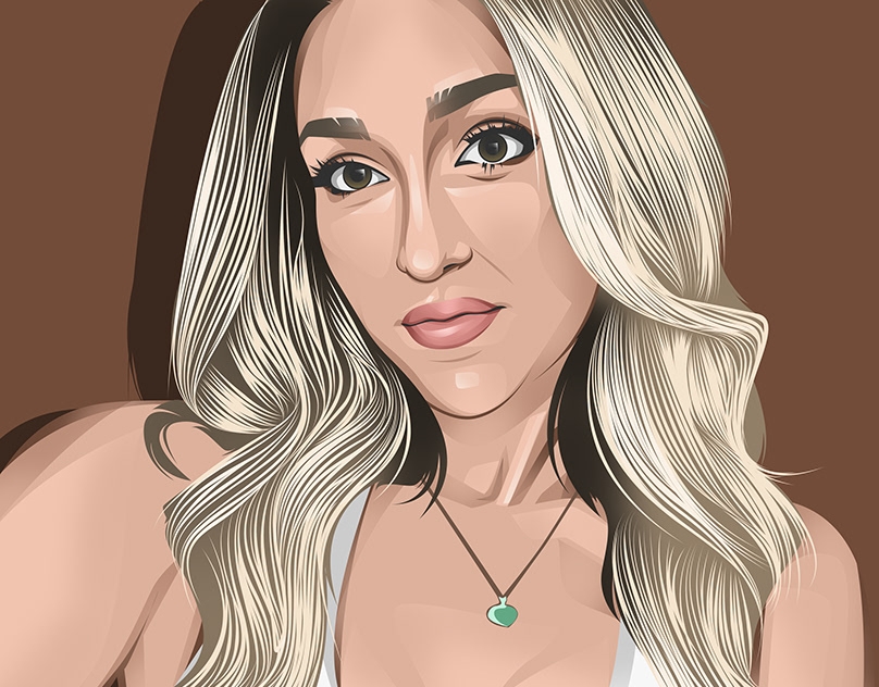 Vector-Sketch-of-Sarah
