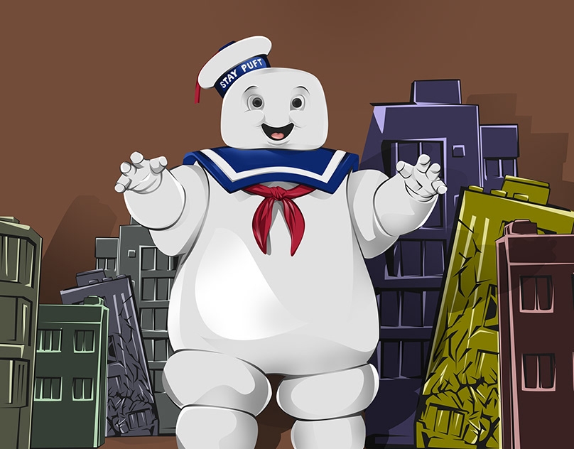 Vector-Sketch-of-Stay-Puft-from-Ghost-Busters