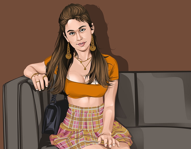 Vector-Sketch-of-Violet